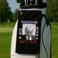 Trump Making Mug Shots Great Again Golf Towel thumb 2