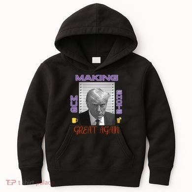 Trump Making Mug Shots Great Again Kids Hoodie