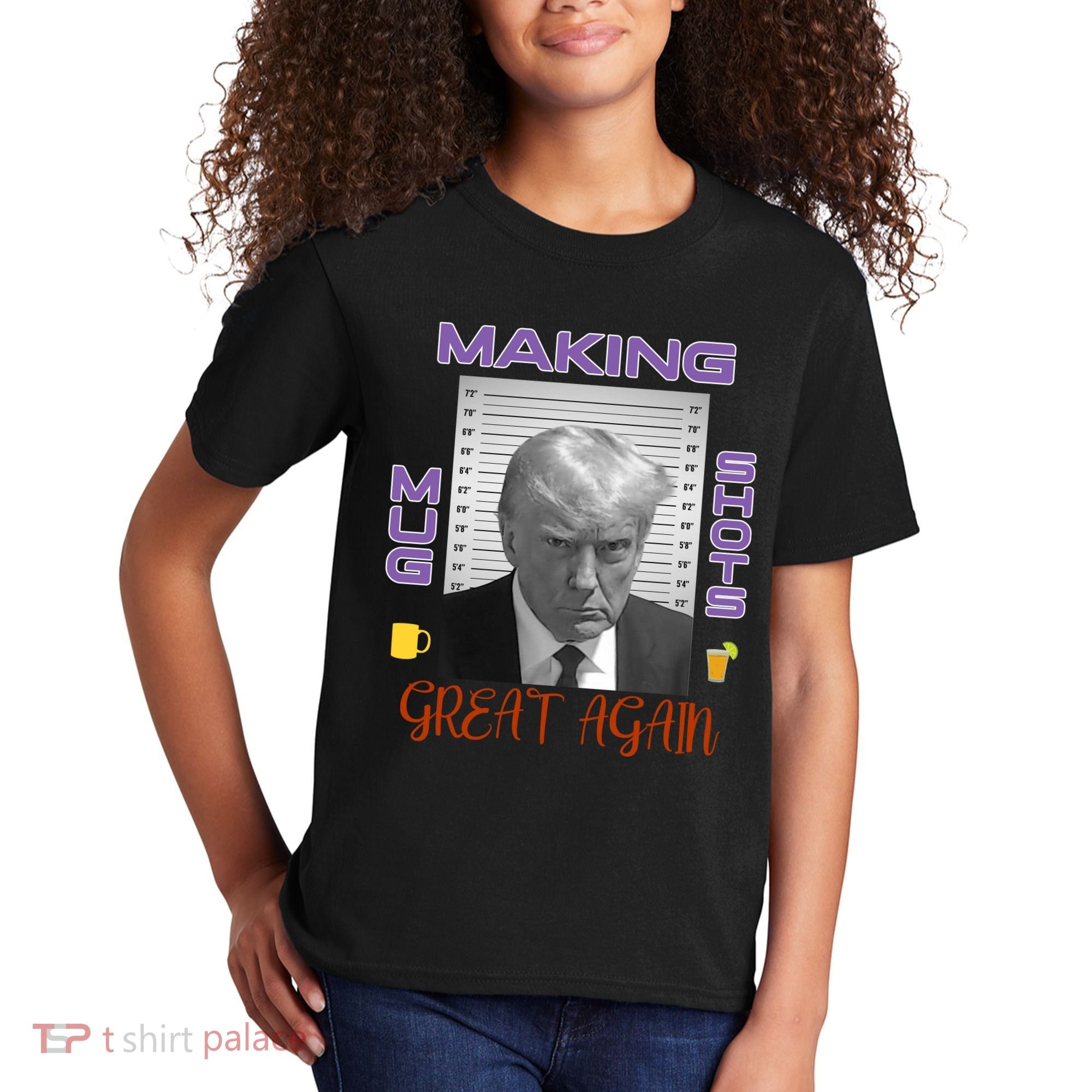 Trump Making Mug Shots Great Again Kids T-Shirt