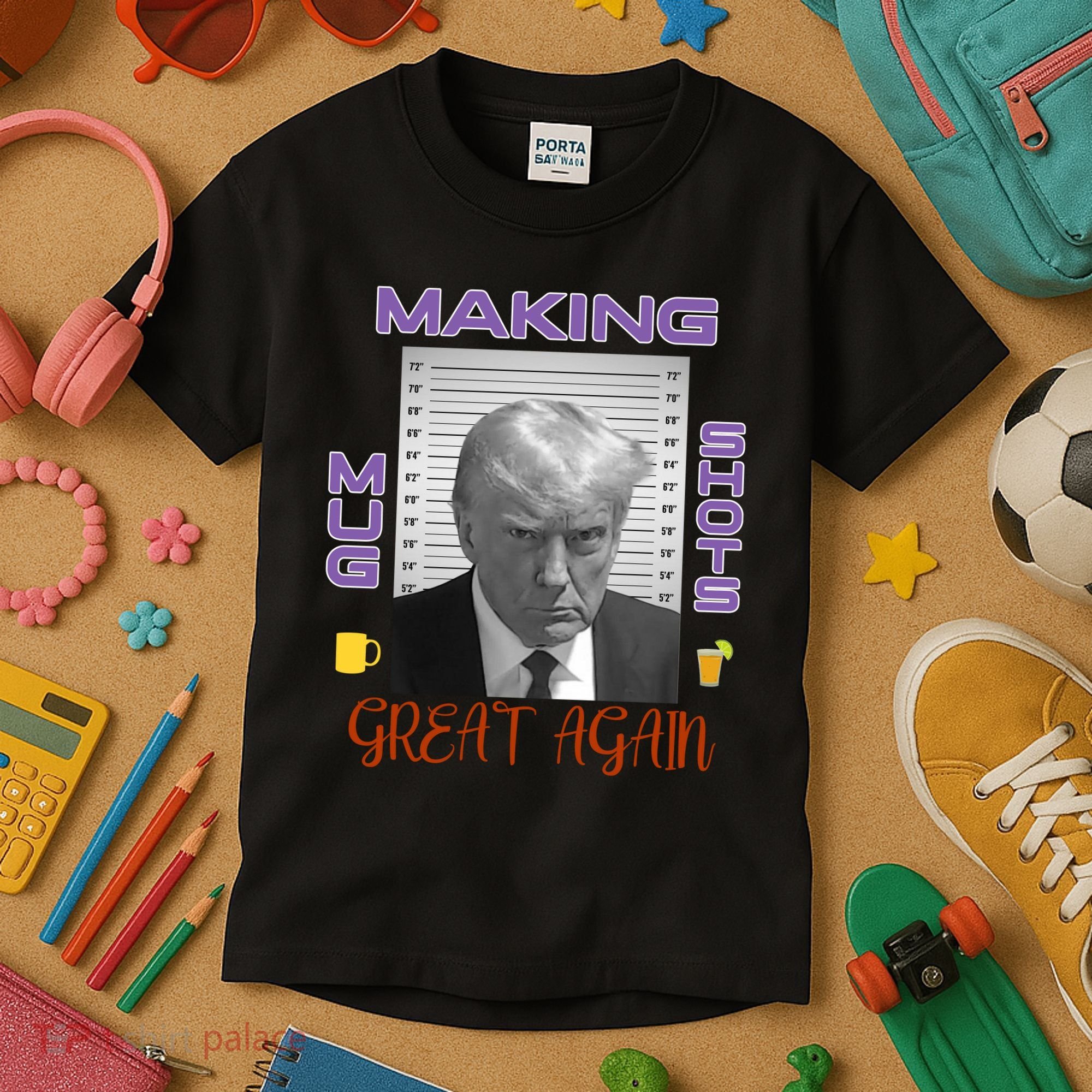 Trump Making Mug Shots Great Again Kids T-Shirt