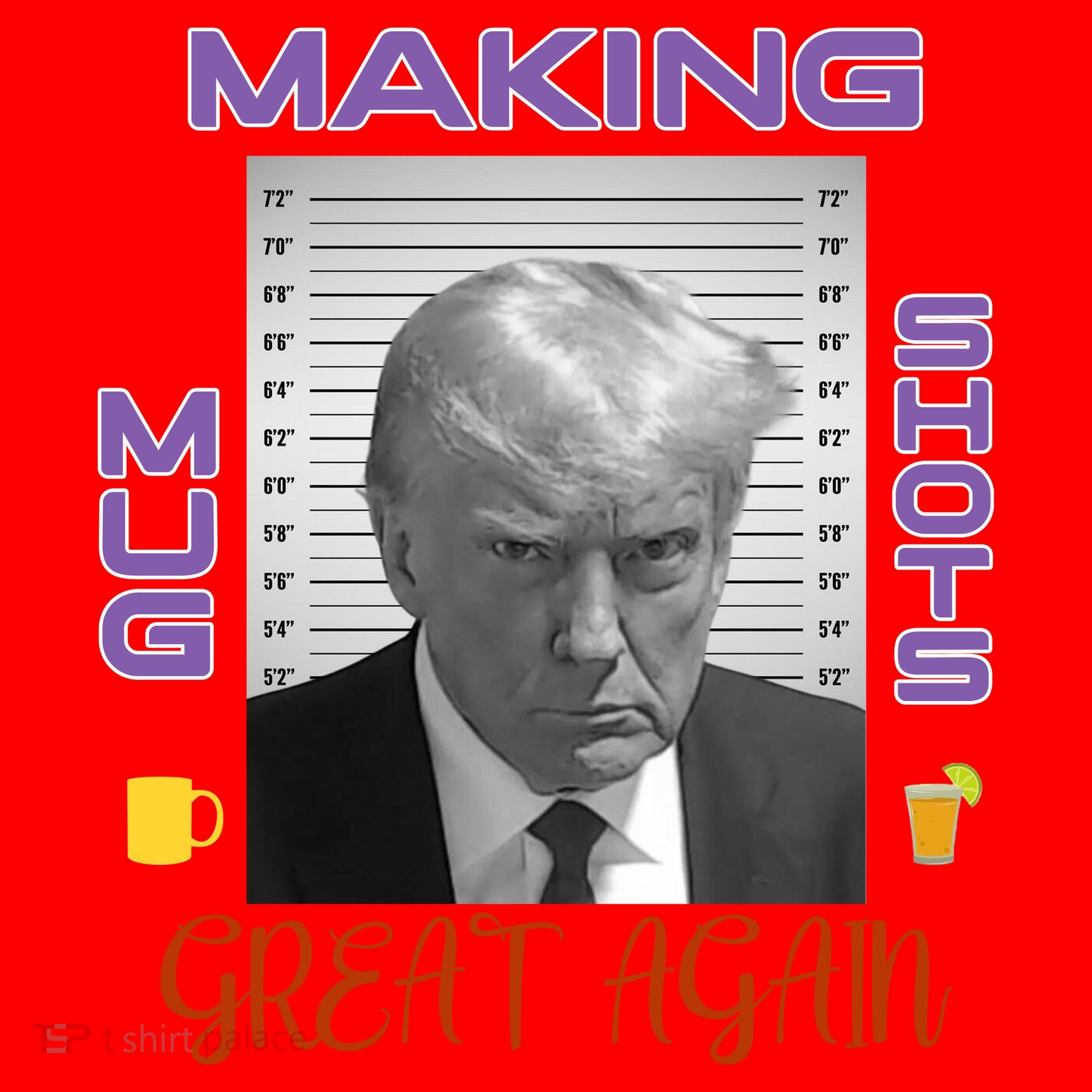 Trump Making Mug Shots Great Again Santa Hat