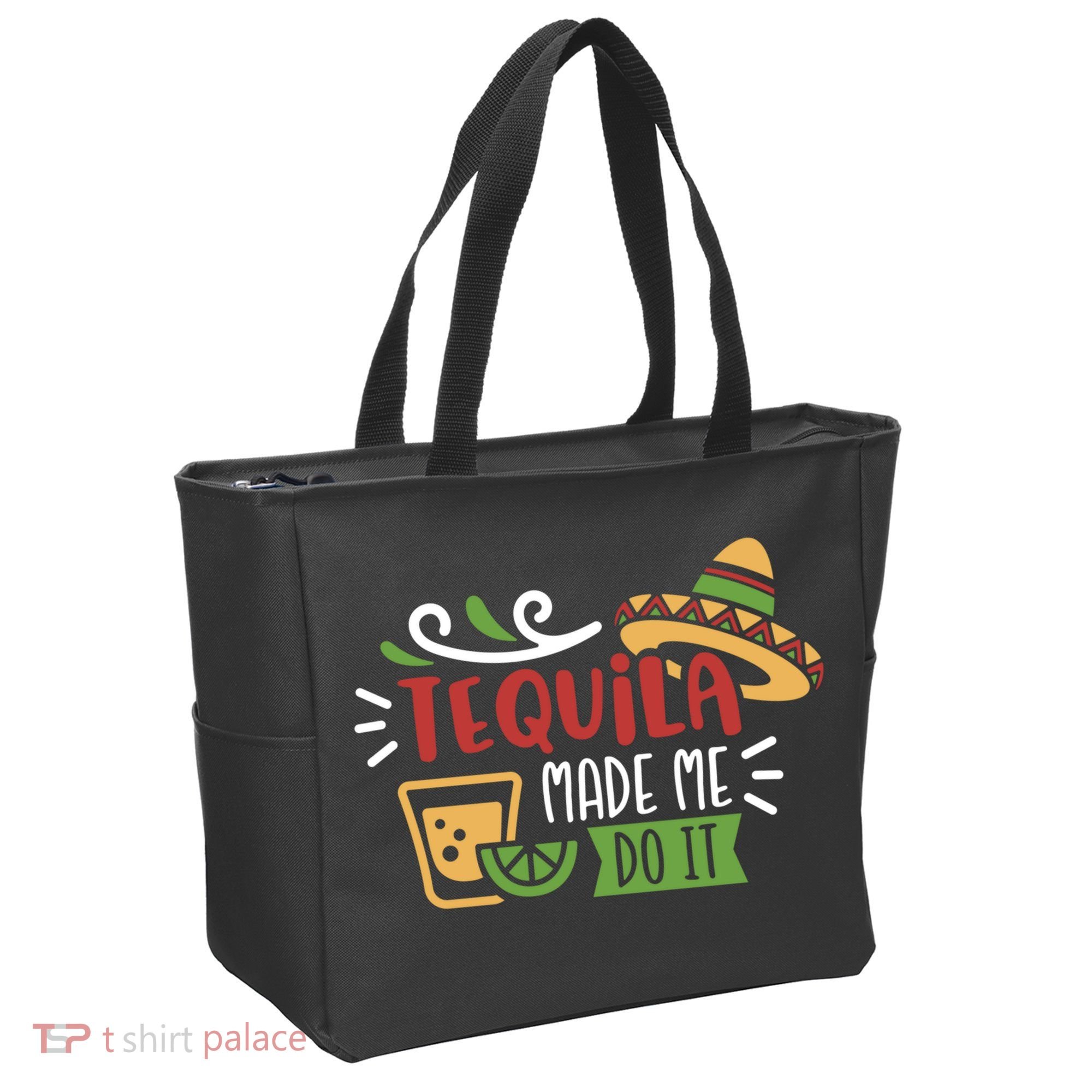 Tequila Made Me Do It Cinco De Mayo Tote Bag