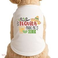 Tequila Made Me Do It Cinco De Mayo Doggie Tank thumb 0