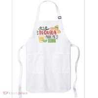 Tequila Made Me Do It Cinco De Mayo Apron thumb 0