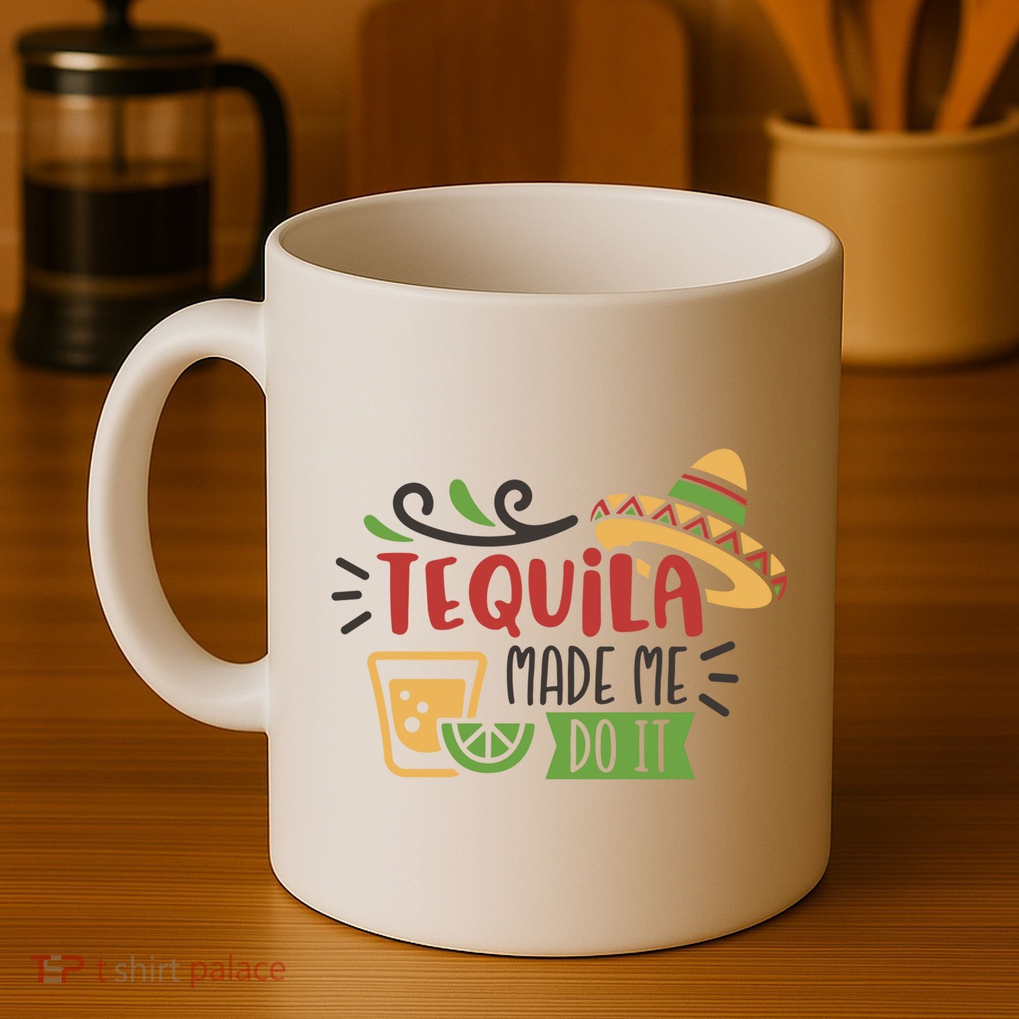 Tequila Made Me Do It Cinco De Mayo Coffee Mug