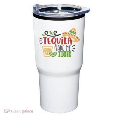 Tequila Made Me Do It Cinco De Mayo Tumbler