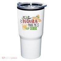 Tequila Made Me Do It Cinco De Mayo Tumbler thumb 0