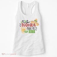 Tequila Made Me Do It Cinco De Mayo Women's Tank Top thumb 0
