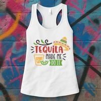 Tequila Made Me Do It Cinco De Mayo Women's Tank Top thumb 3