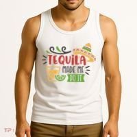 Tequila Made Me Do It Cinco De Mayo Tank Top thumb 3