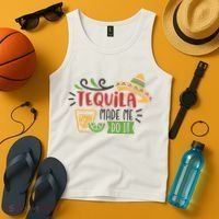 Tequila Made Me Do It Cinco De Mayo Tank Top thumb 4