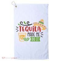 Tequila Made Me Do It Cinco De Mayo Golf Towel thumb 0