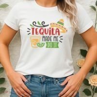 Tequila Made Me Do It Cinco De Mayo Women's T-Shirt thumb 2