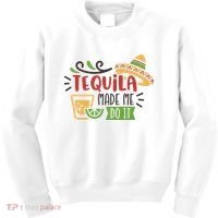 Tequila Made Me Do It Cinco De Mayo Kids Sweatshirt thumb 0