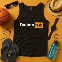 Techno Music Minimal Hard Clubbing Funny Festival Hub DJ Tank Top thumb 4