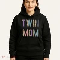 Twin Mom Mother's Day Twin Mom Leopard Hoodie thumb 5