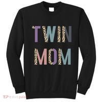 Twin Mom Mother's Day Twin Mom Leopard Sweatshirt thumb 0