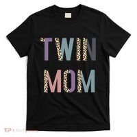 Twin Mom Mother's Day Twin Mom Leopard T-Shirt thumb 0