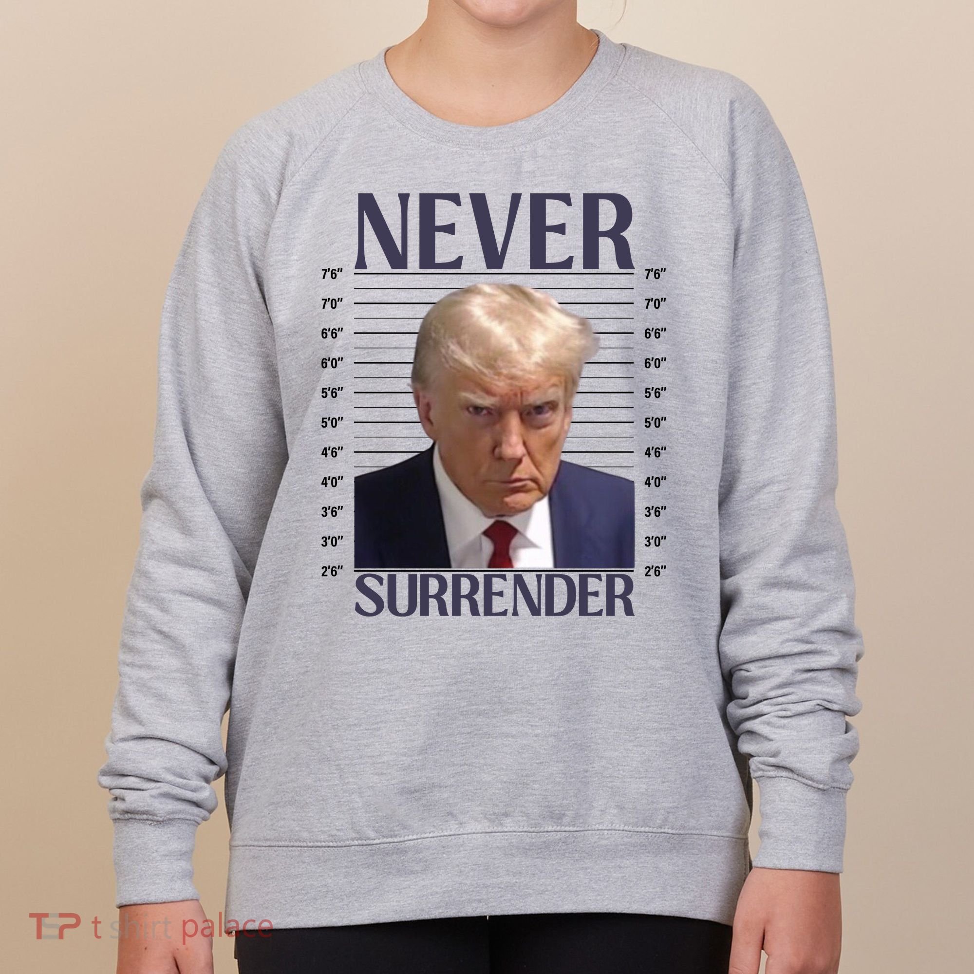 Trump Mugshot Meme Women's Sweatshirt