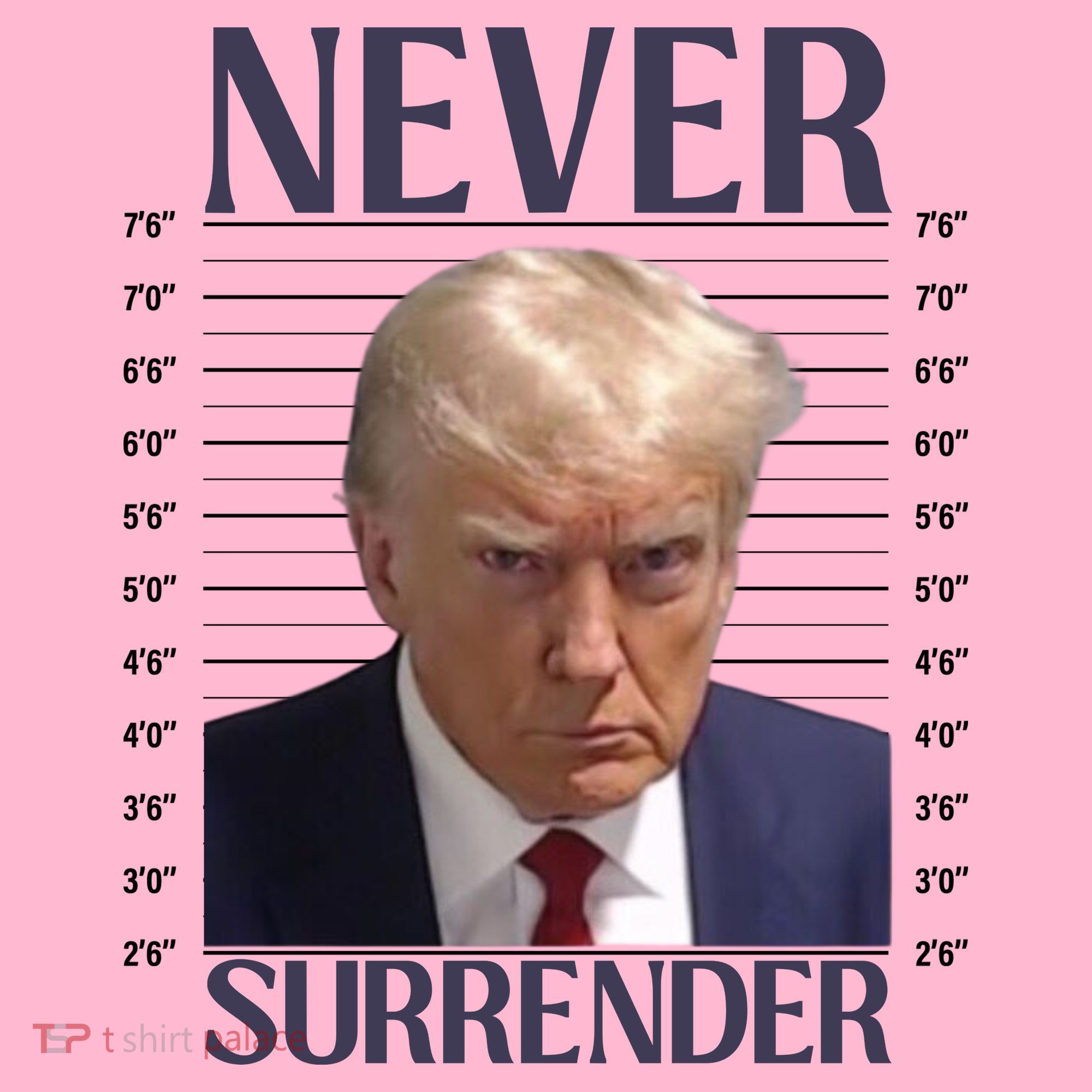 Trump Mugshot Meme Coaster