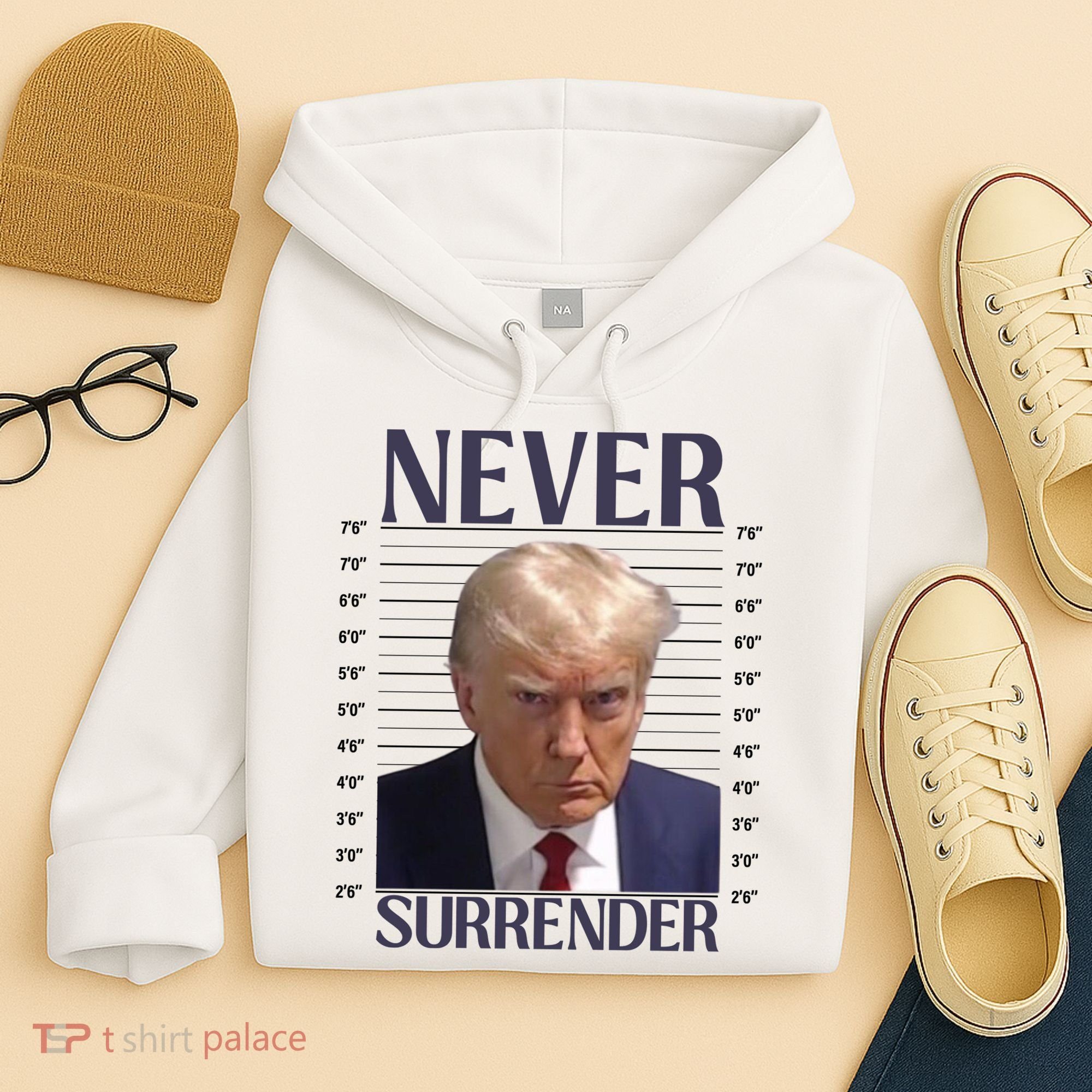 Trump Mugshot Meme Hoodie