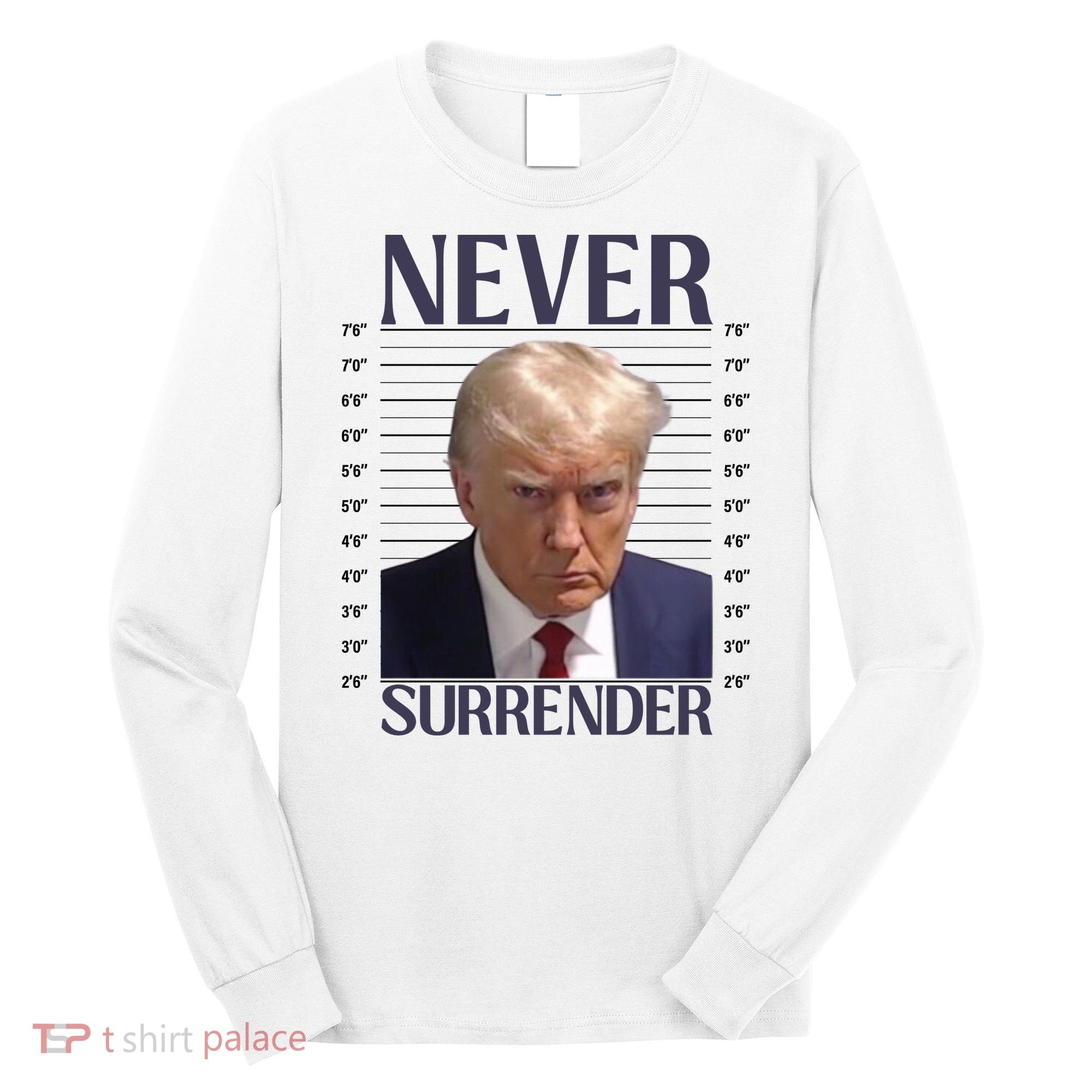 Trump Mugshot Meme Long Sleeve Shirt