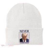 Trump Mugshot Meme Beanie thumb 0