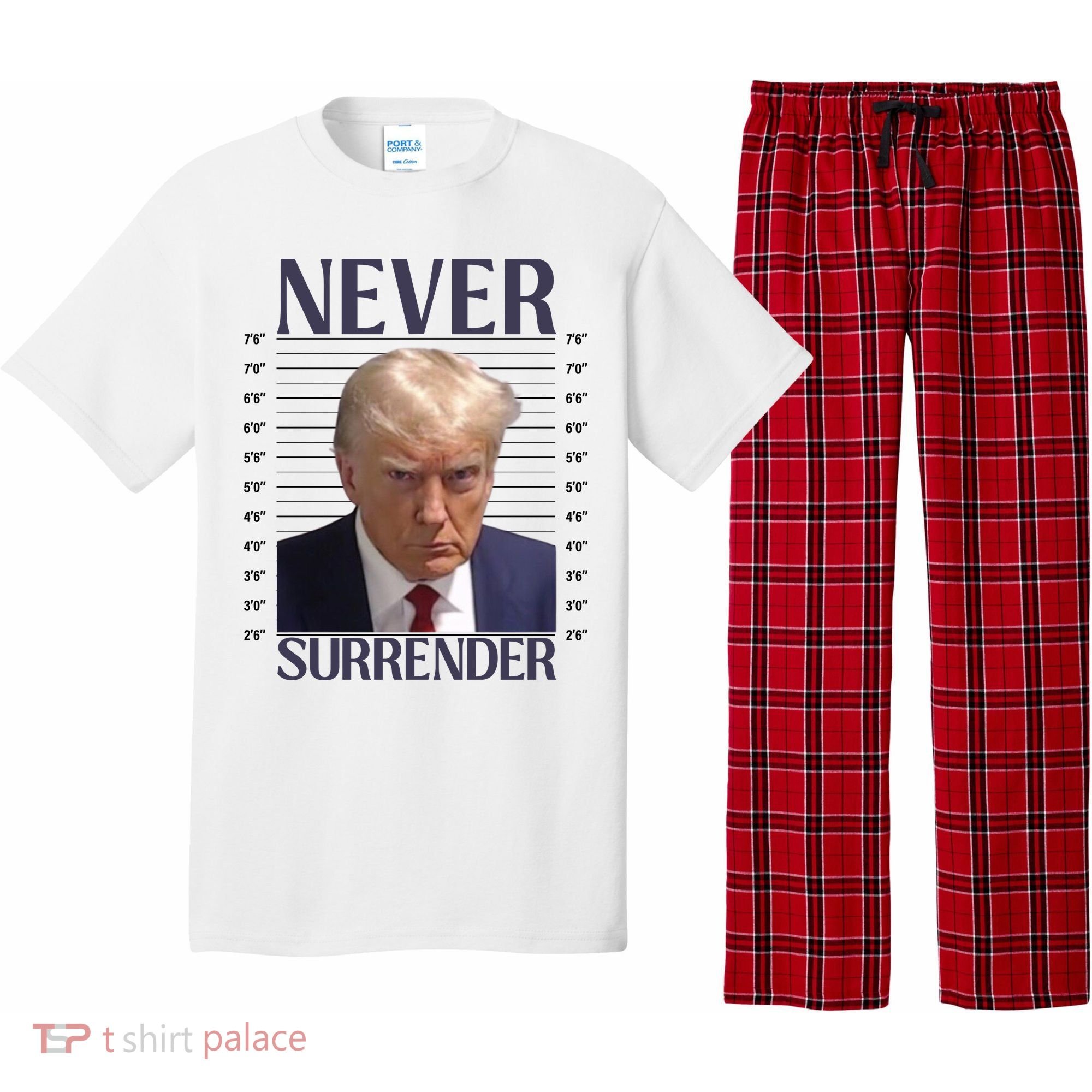 Trump Mugshot Meme Pajama Set
