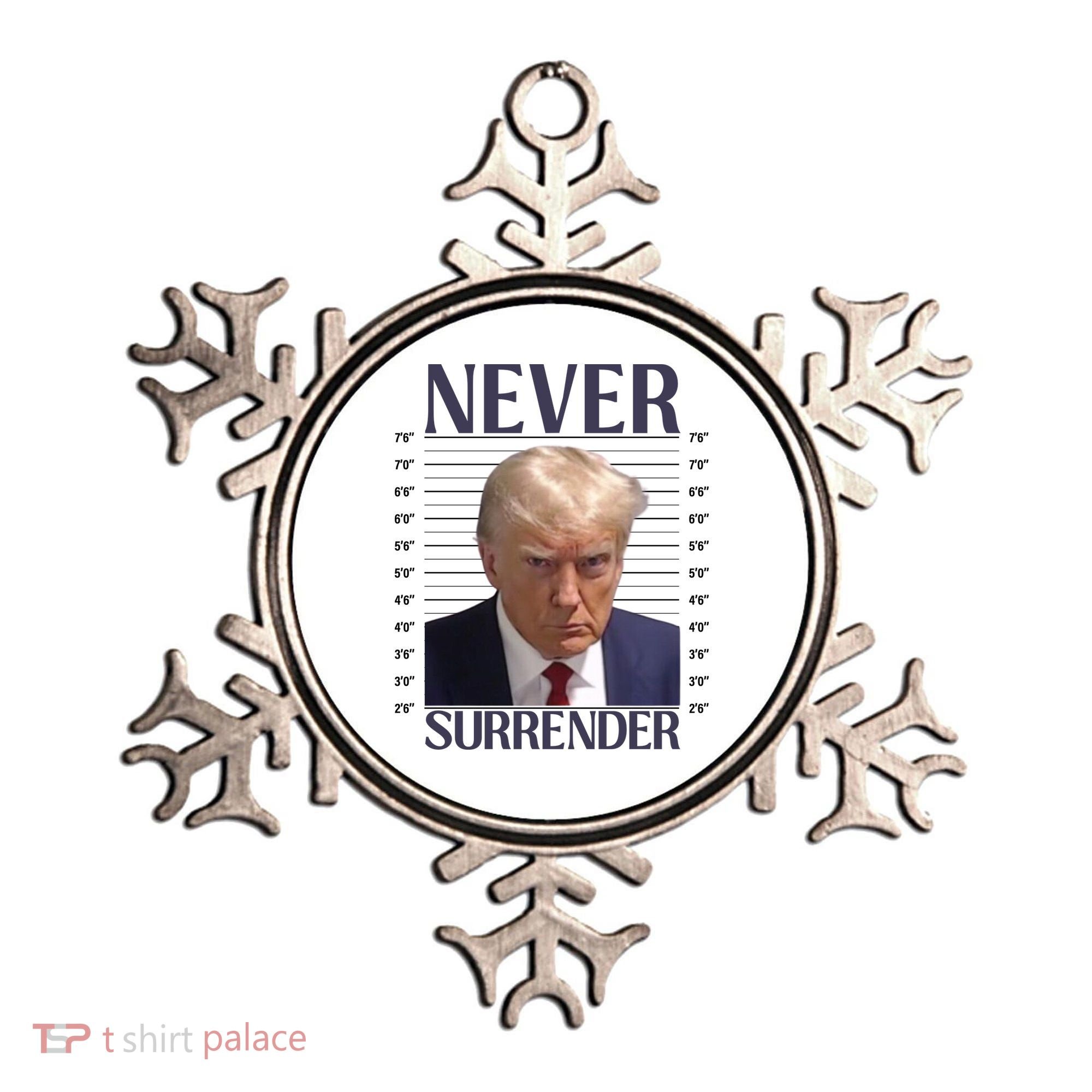 Trump Mugshot Meme Ornament