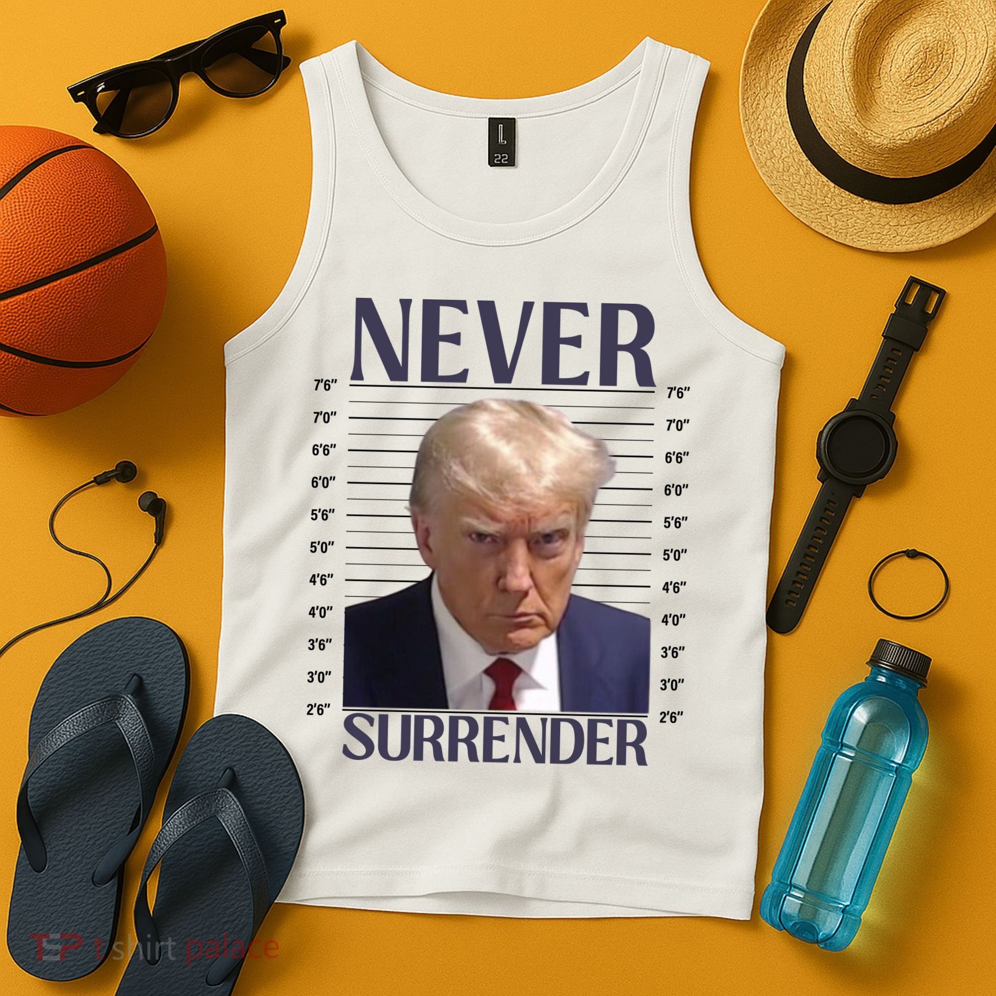 Trump Mugshot Meme Tank Top