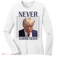 Trump Mugshot Meme Women's Long Sleeve Shirt thumb 0