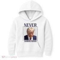 Trump Mugshot Meme Kids Hoodie thumb 0