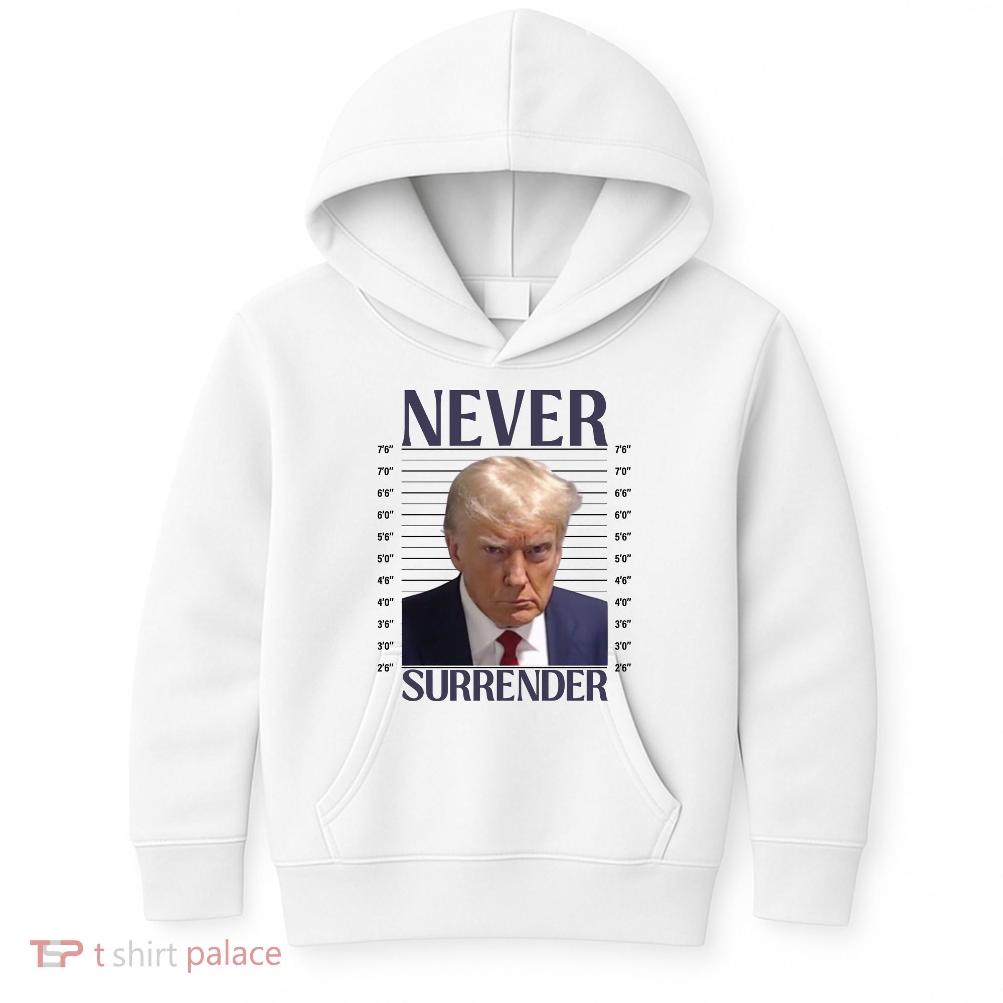 Trump Mugshot Meme Kids Hoodie