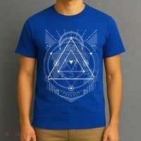 The Mighty Metatron Sacred Geometry Gift T-Shirt thumb 3