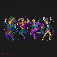 Trump Make Mardi Gras Great Again Funny Parade Costume Humor Gift Doggie Tank thumb 4