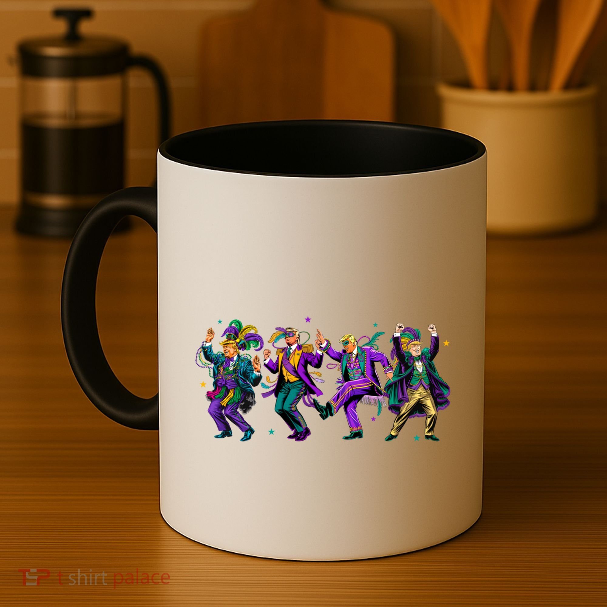 Trump Make Mardi Gras Great Again Funny Parade Costume Humor Gift Coffee Mug