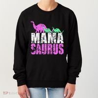 Twin Mom Mama Saurus Dinosaur Mother's Day Gift Women's Sweatshirt thumb 0