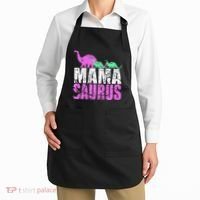 Twin Mom Mama Saurus Dinosaur Mother's Day Gift Apron thumb 2