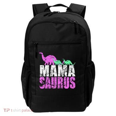 Twin Mom Mama Saurus Dinosaur Mother's Day Gift Backpack