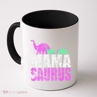 Twin Mom Mama Saurus Dinosaur Mother's Day Gift Coffee Mug thumb 0