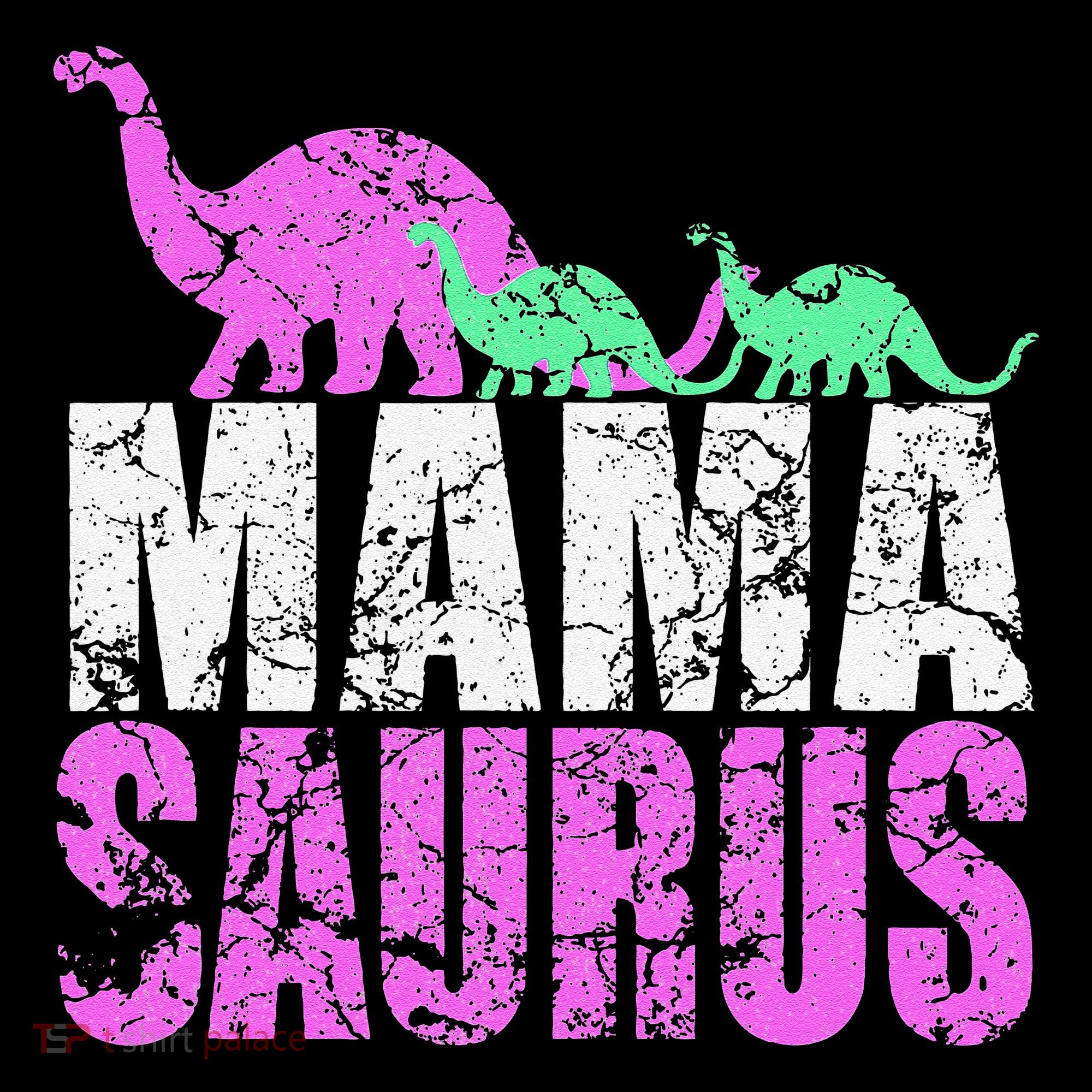 Twin Mom Mama Saurus Dinosaur Mother's Day Gift Coffee Mug
