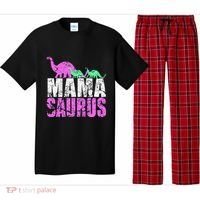 Twin Mom Mama Saurus Dinosaur Mother's Day Gift Pajama Set thumb 0