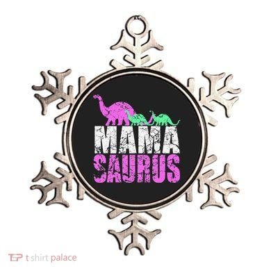 Twin Mom Mama Saurus Dinosaur Mother's Day Gift Ornament