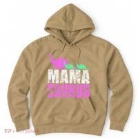 Twin Mom Mama Saurus Dinosaur Mother's Day Gift Hoodie thumb 0
