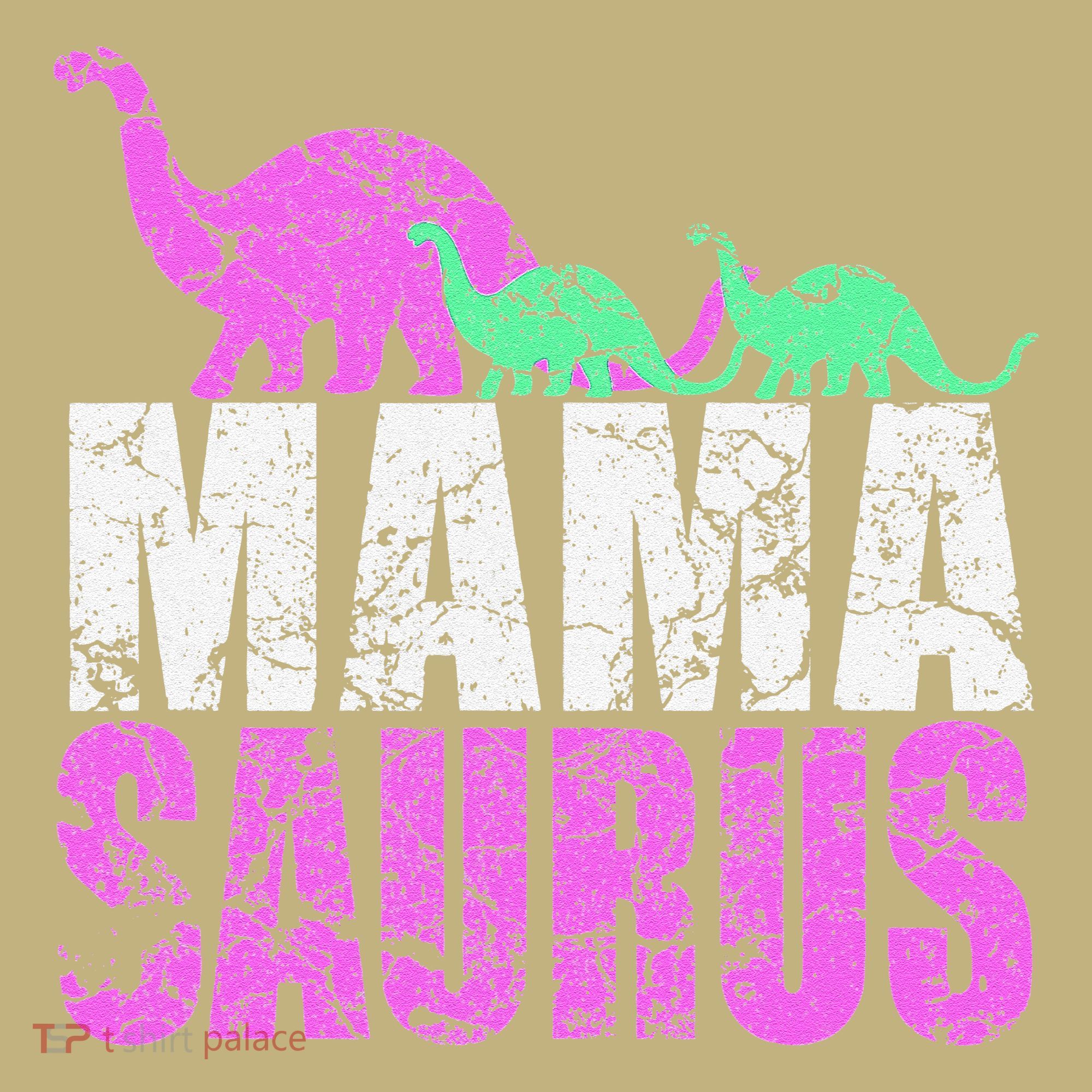 Twin Mom Mama Saurus Dinosaur Mother's Day Gift Hoodie