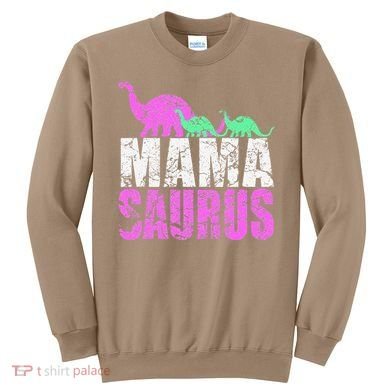 Twin Mom Mama Saurus Dinosaur Mother's Day Gift Sweatshirt