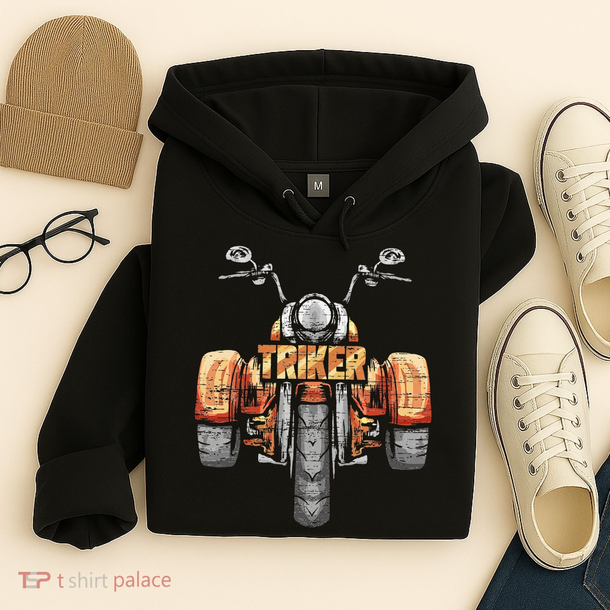 Triker Motortrike Motorcycle Trike Three Wheeler Biker Gift Hoodie