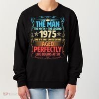The Man Myth Legend 1975 Aged Perfectly 50th Birthday Women's Sweatshirt thumb 0