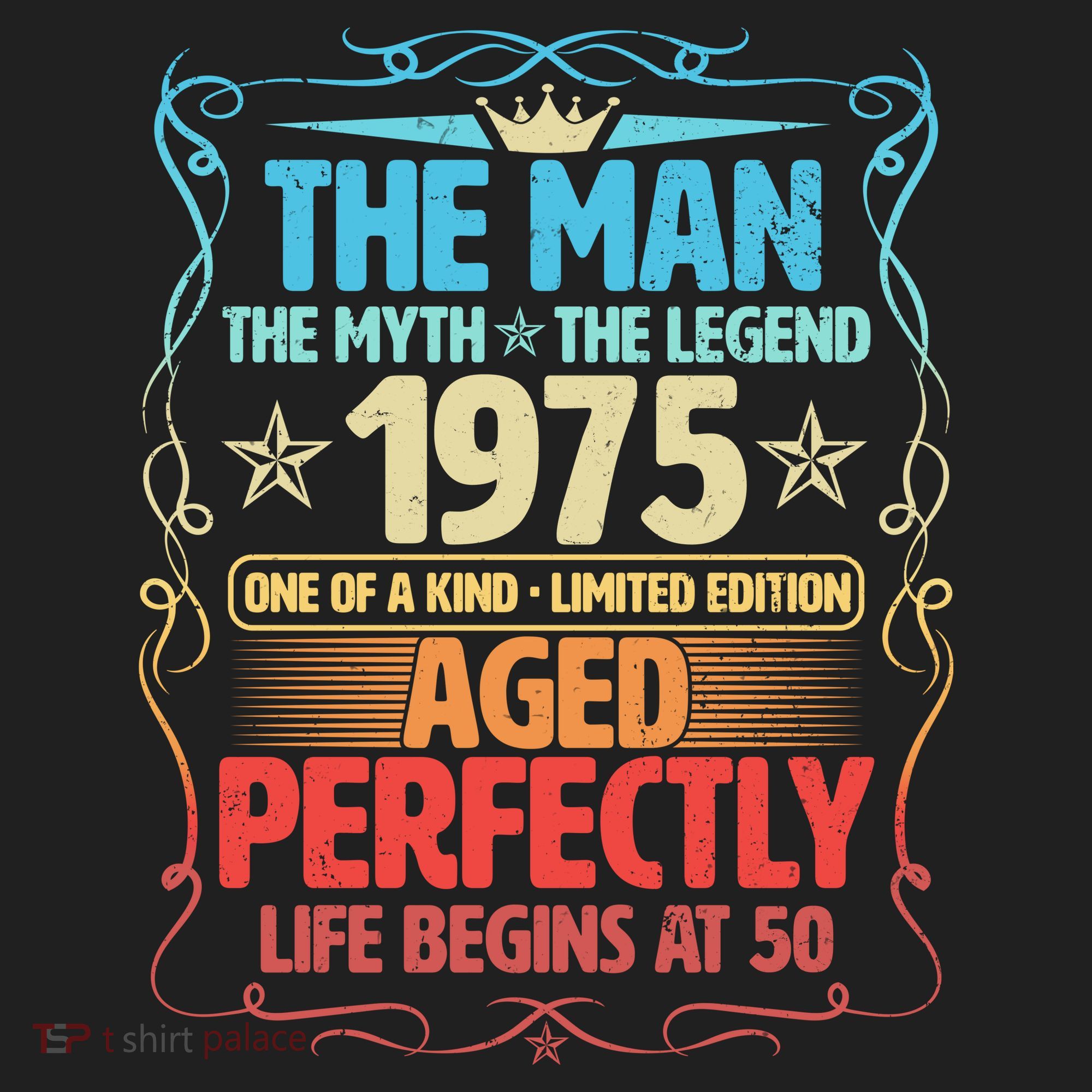 The Man Myth Legend 1975 Aged Perfectly 50th Birthday Beanie