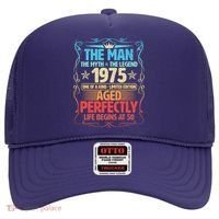 The Man Myth Legend 1975 Aged Perfectly 50th Birthday Hat thumb 0
